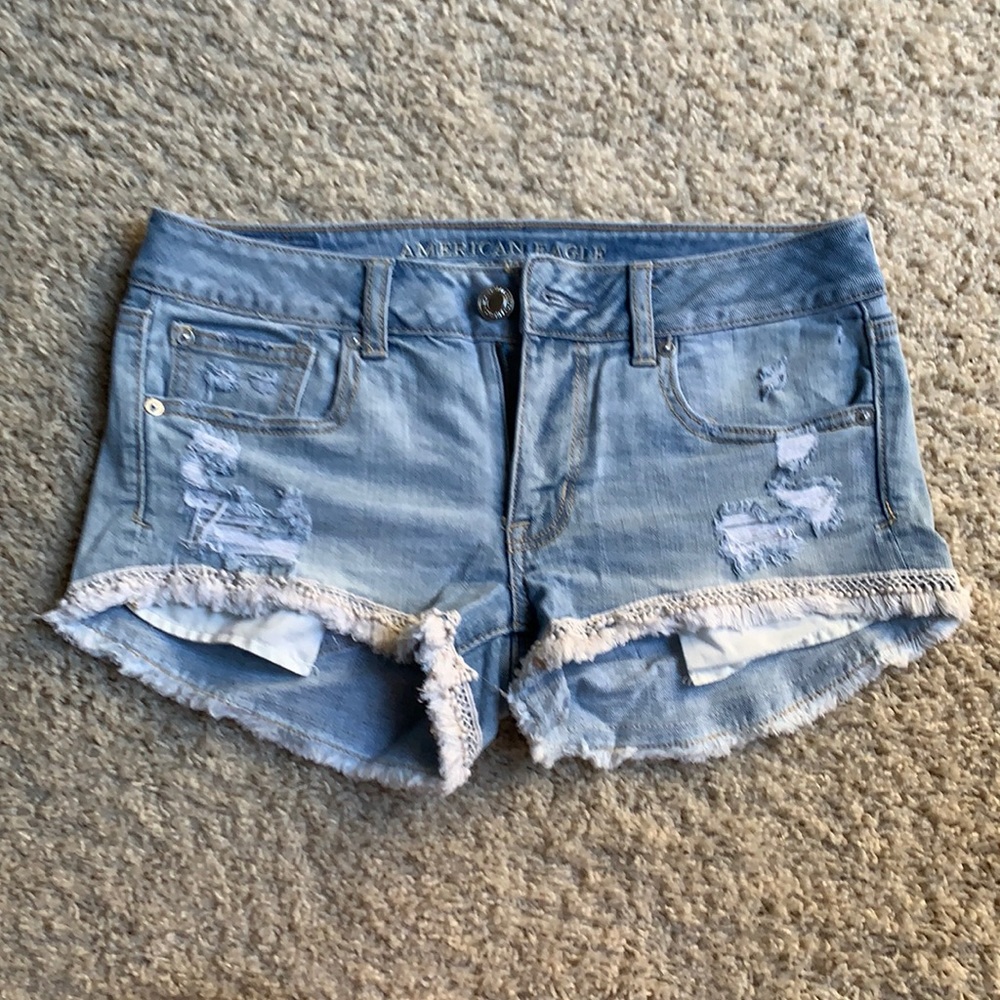 American Eagle Outfitters Shortie Jean Shorts